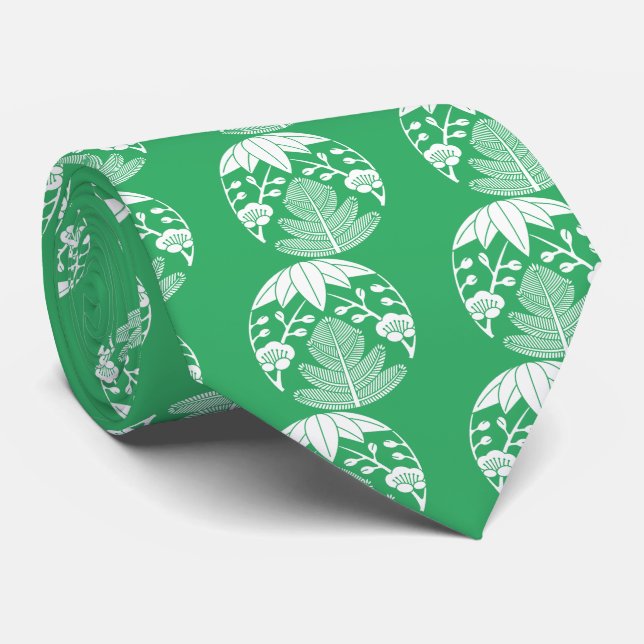 Pine bamboo ume tie (Rolled)