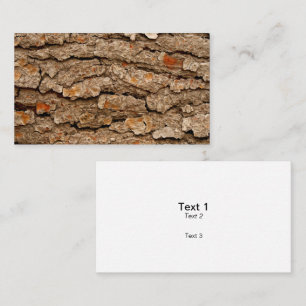 Pine Bark Texture Business Card