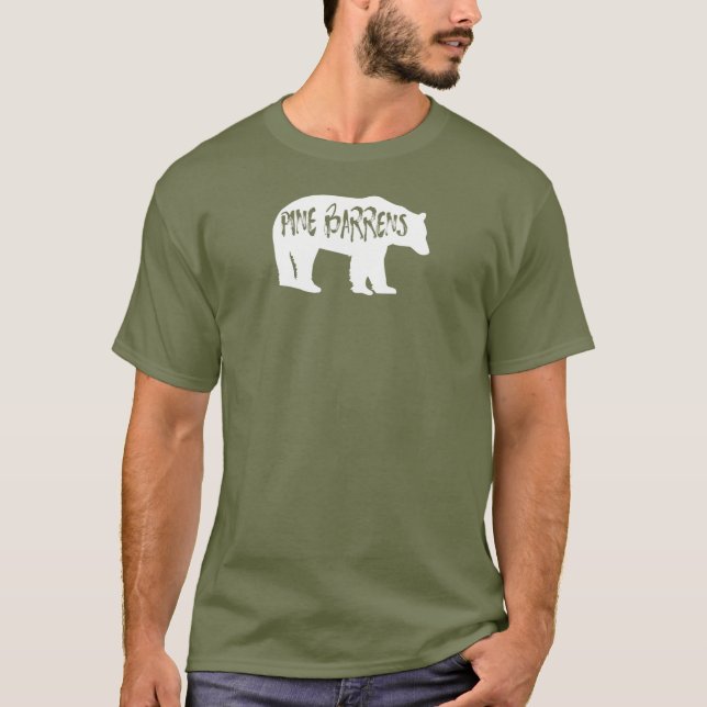 Pine Barrens Bear T-Shirt (Front)
