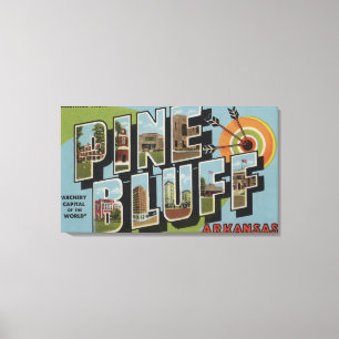 Pine Bluff, Arkansas (Archery Capital) Canvas Print