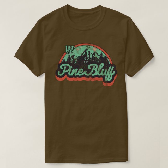Pine Bluff, Arkansas  T-Shirt (Design Front)