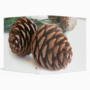 Pine branch and cones binder