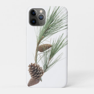 Pine branch with the cones iPhone 11 pro case