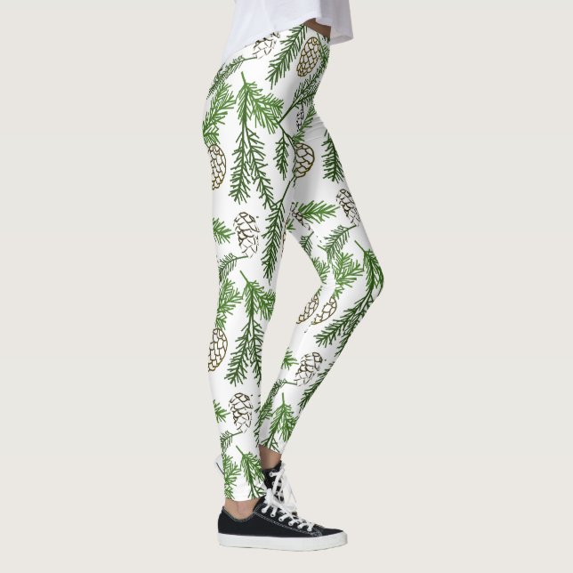 Pine Branches Leggings (Right)