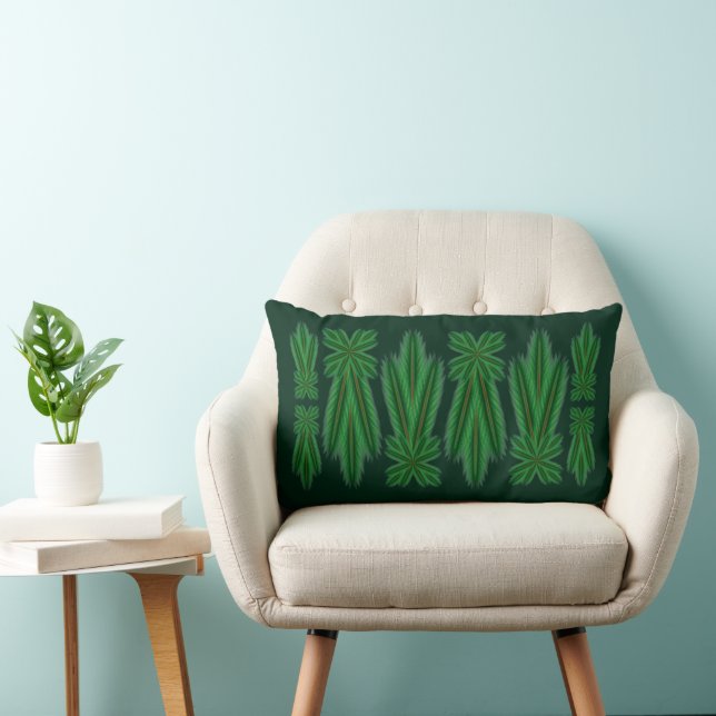 Pine Comet Forest Lumbar Pillow (Chair)