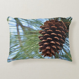 Pine Cone Accent Pillow