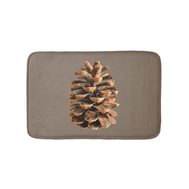 Pine Cone Bath Mat (Front)