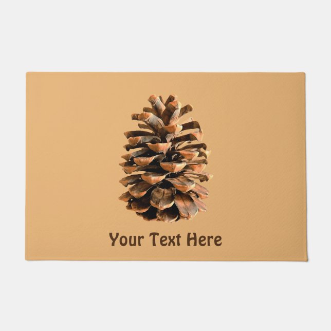 Pine Cone Doormat (Front)