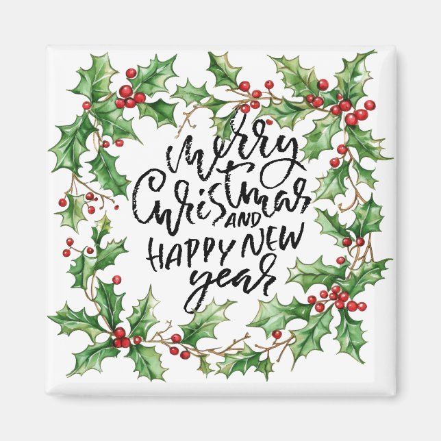 Pine Cone for Christmas and New Year  Magnet (Front)