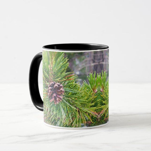 Pine Cone from Lodgepole Pine Mug (Front Left)