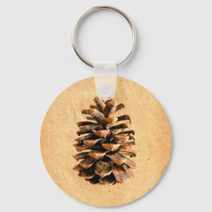 Pine Cone Keychain