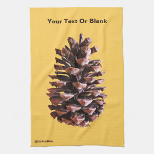 Pine Cone Kitchen Towel