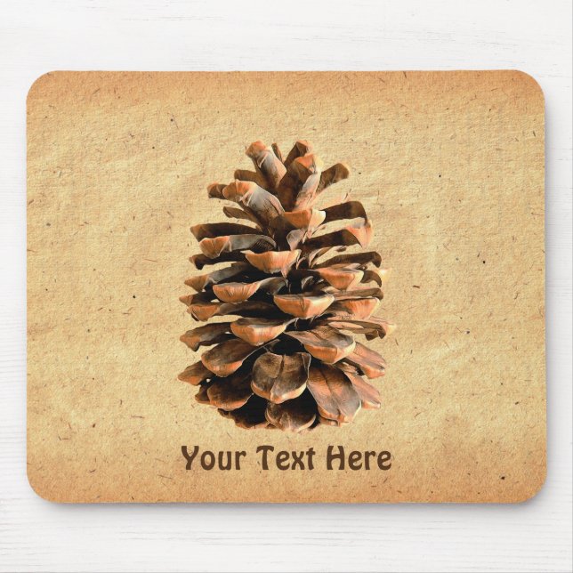 Pine Cone Mouse Pad (Front)