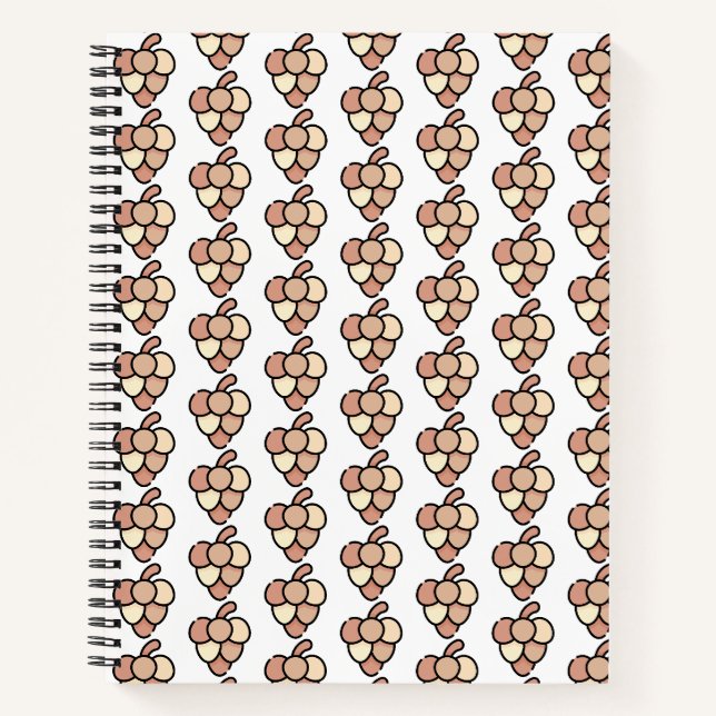 pine cone notebook (Front)