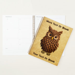 Pine Cone Owl Planner