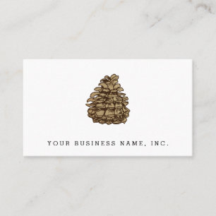 Pine Cone (Ponderosa) Business Card