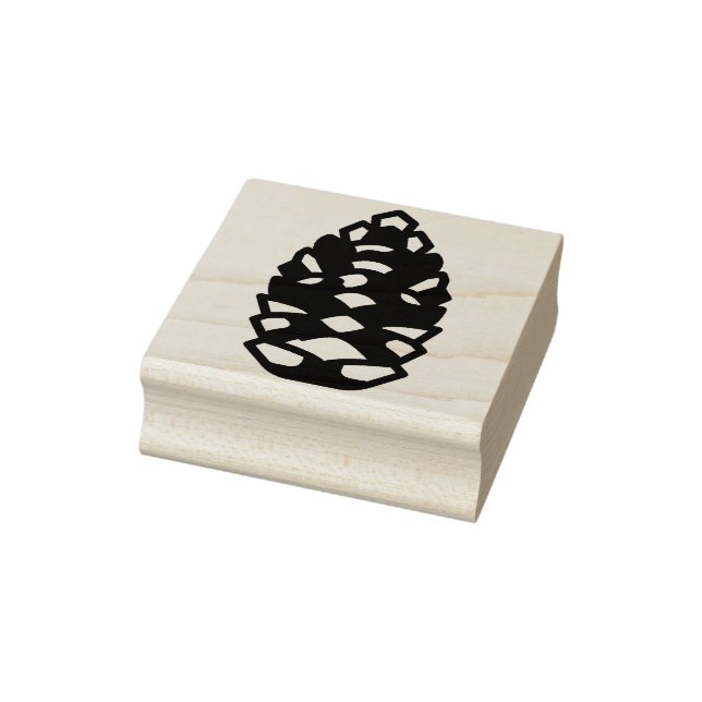 pine cone rubber stamp (Stamp)