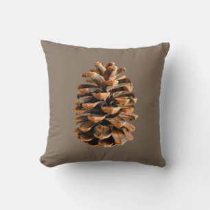 Pine Cone Throw Pillow