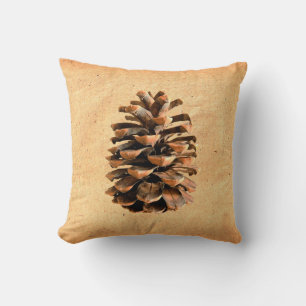 Pine Cone Throw Pillow
