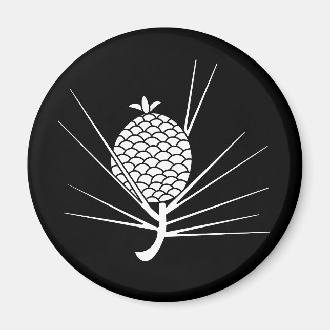Pine cone with needles magnet (Front)