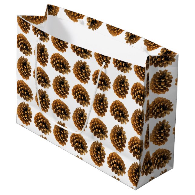 Pine cones Gift Bag (Front Angled)