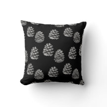 Pine Cones - Monochrome Reversible