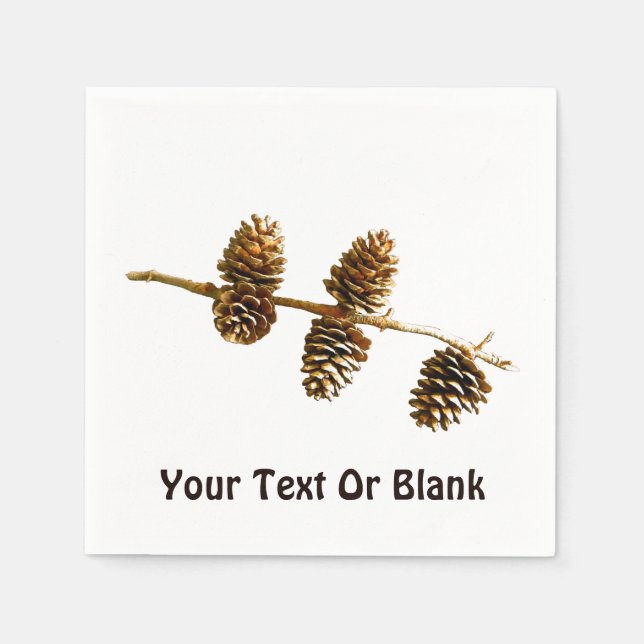 Pine Cones Napkin (Front)