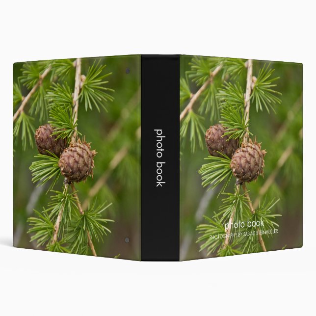Pine Cones Photo Book Binder (Background)