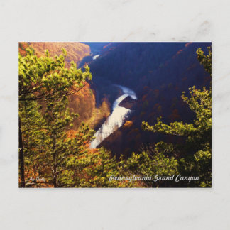 Pine Creek Gorge Overlook at the Pa Grand Canyon Postcard