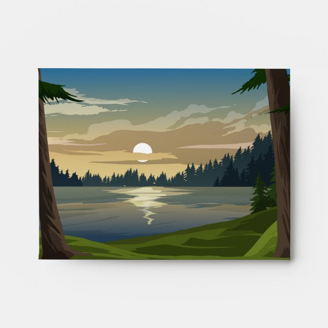 Pine Forest Envelope (Front)