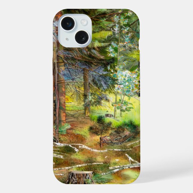 Pine forest iPhone case (Back)