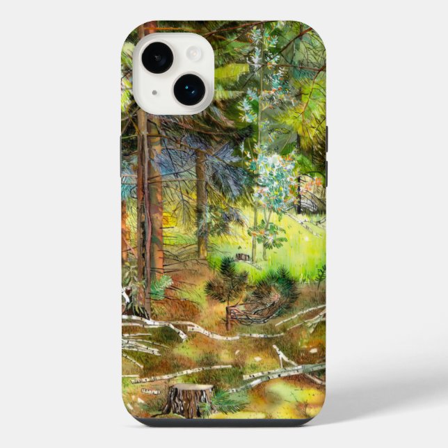 Pine forest iPhone case (Back)