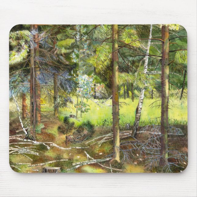 Pine forest mouse pad (Front)