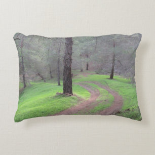 Pine Forest Road Accent Pillow