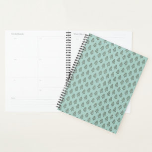 Pine Forest Trees - aqua Planner
