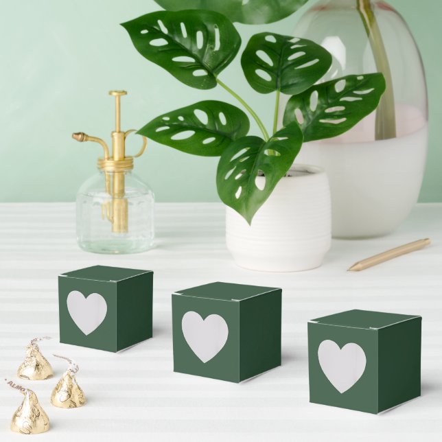 Pine Green Favor Box (Multiple)