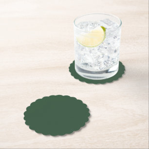 Pine Green Paper Coaster
