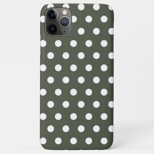 Pine Green Polka Dot Case-Mate iPhone Case