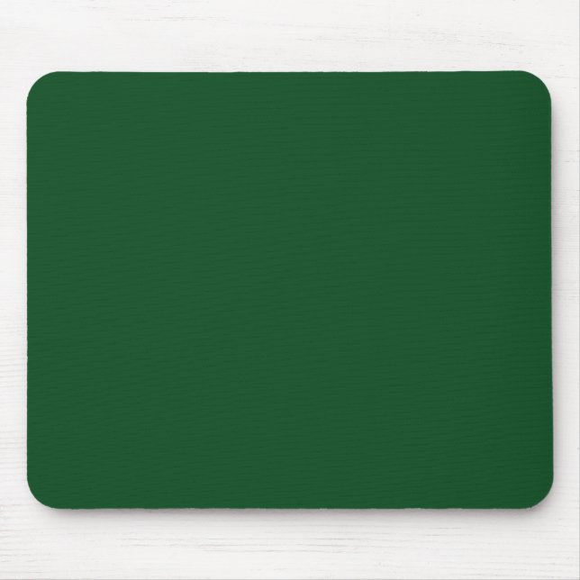 Pine Green  (solid colour)  Mouse Pad (Front)