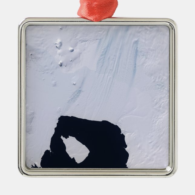 Pine Island Glacier Metal Ornament (Front)