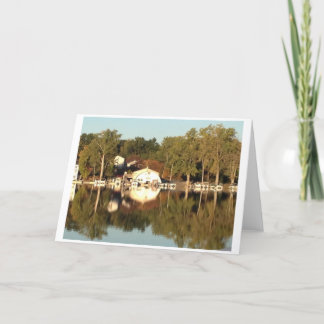 Pine Lake Marina - Original Card