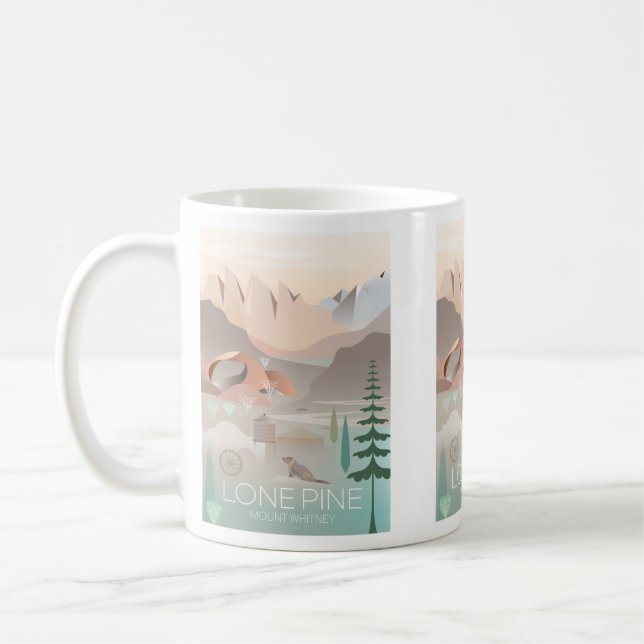 Pine Lone Mount Whitney Mug (Gauche)