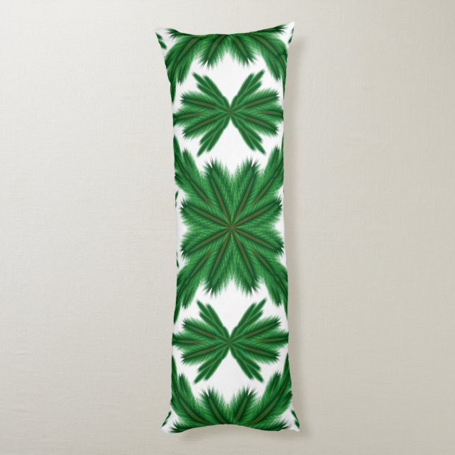 Pine Mandala Body Pillow (Back (Vertical))