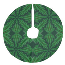 Pine Mandala Forest Tree Skirt