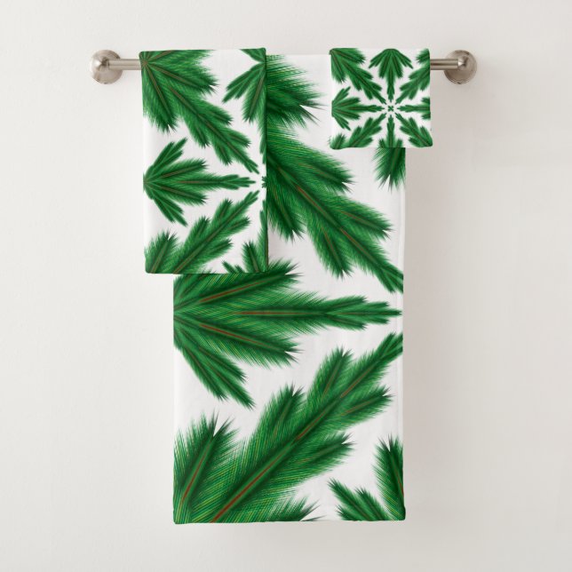 Pine Mandala Towel Set (Insitu)