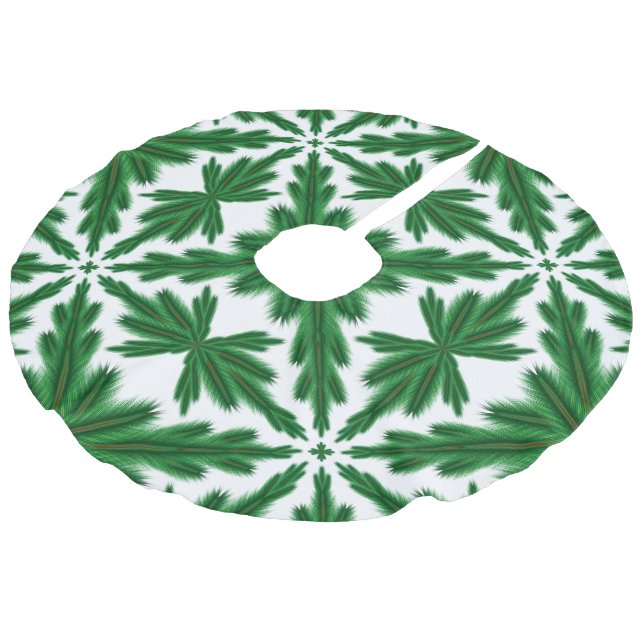 Pine Mandala Tree Skirt (Angled)