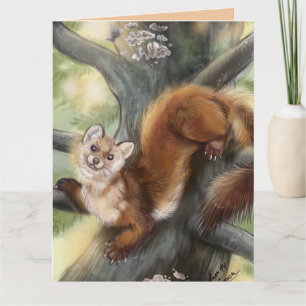 Pine Marten Card