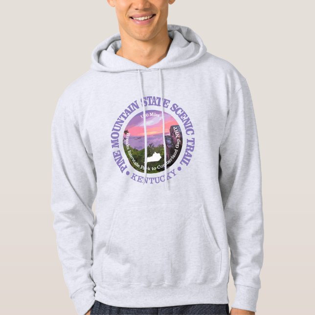 Pine Mountain State Scenic Trail (rd) Hoodie (Front)