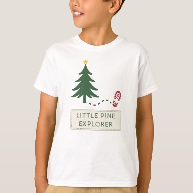 Pine Needle Lane - Little Pine Explorer Tee (Front)