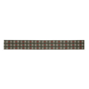 Pine Needle Plaid Satin Ribbon